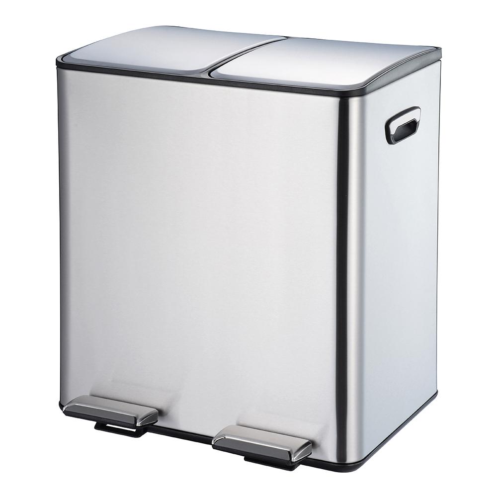 I Series Stainless Steel Garbage Recycling Bin with 40L