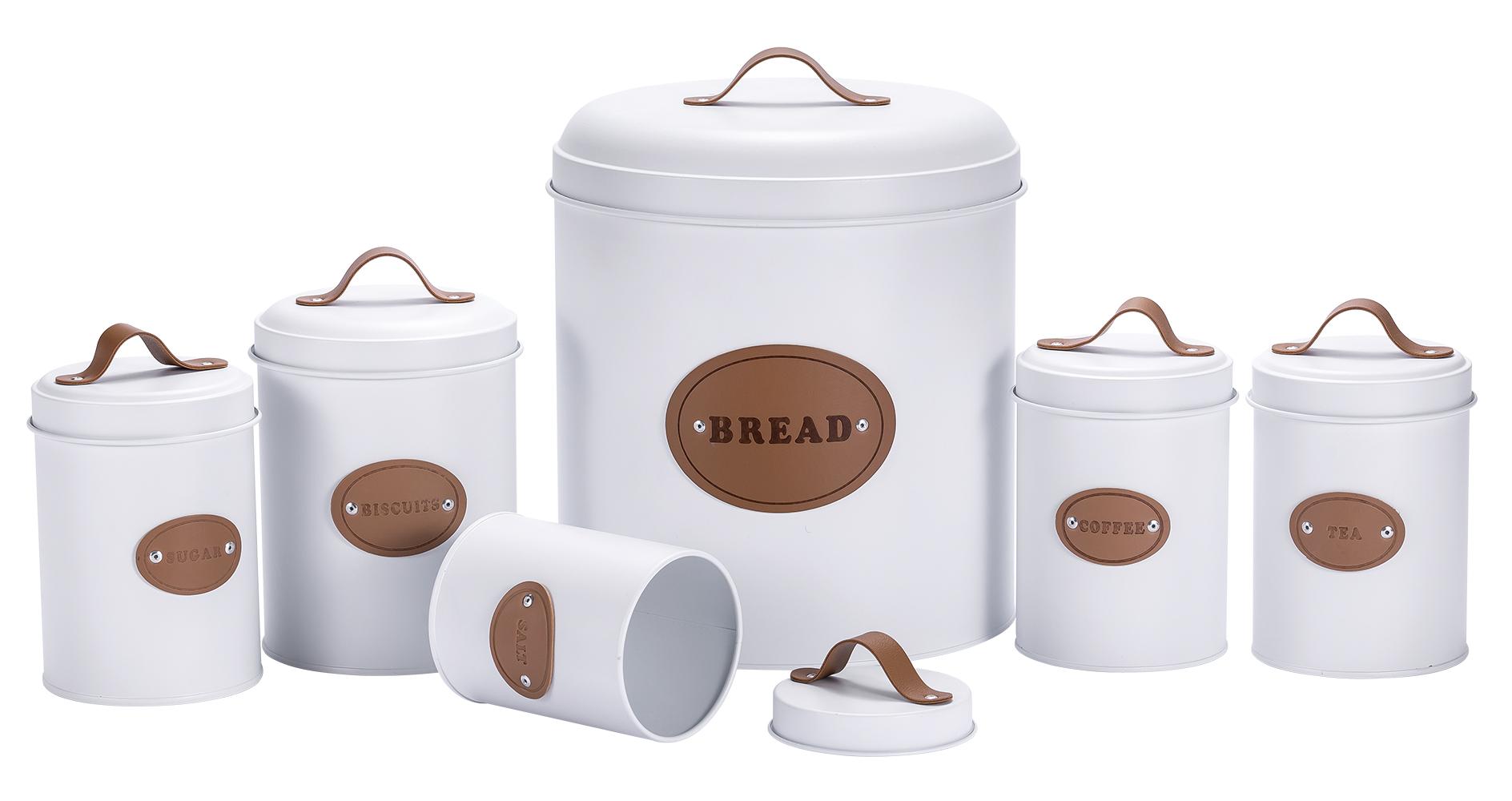 Bread Bin Set Tea Can Coffee Can Kitchen Storage Bread Containers Kitchen Organizer Can