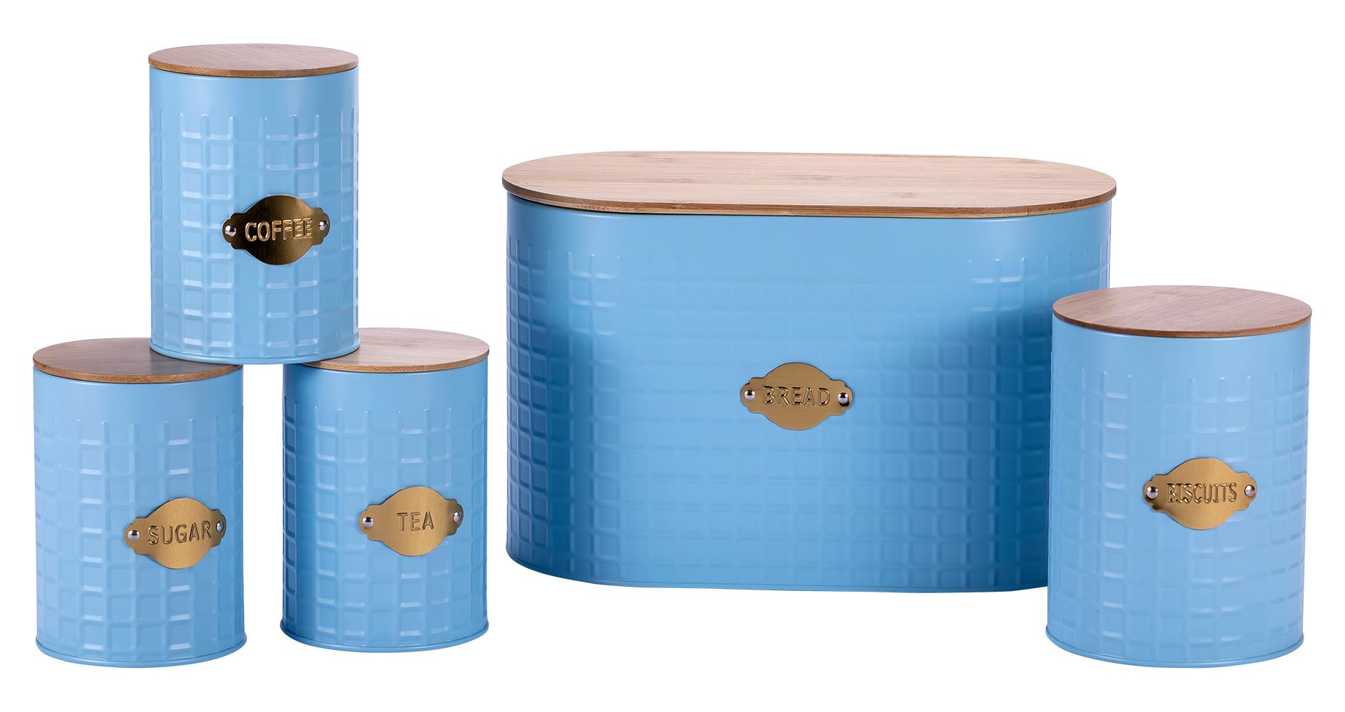 Bread Bin Set Tea Can Coffee Can Kitchen Storage Bread Containers Kitchen Organizer Can